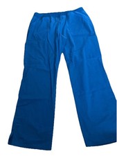 Cherokee Work Wear Teal/Turquoise Scrub Pants Woman  s Size L