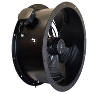 Industrial Cased Axial Fan Commercial Kitchen Canopy junction box top off fan