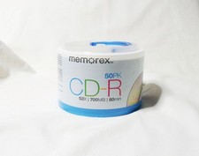 Memorex CD-R 700 MB 52x 50 Pack Recordable Blank Media new sealed 