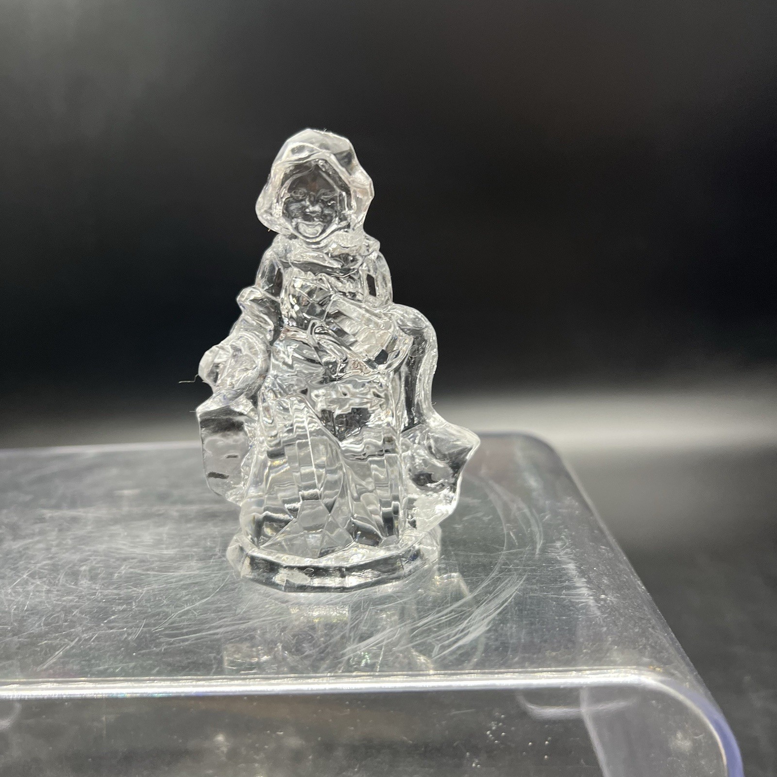 Waterfall Acrylics 69372 Clear Nativity Scene Roman Inc 4 Piece Set