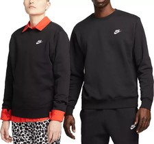 Sudadera Nike Para Hombre Talla M Ropa Deportiva Club Polar Cuello Redondo BV2662-010