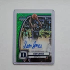 Topps Bowman Chrome Sion James Autograph Duke #63 Green Shimmer Refractor