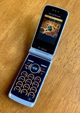 Sony Ericsson TM506 Flip Cell Phone Black w/Micro M2 2GB Memory Stick T-Mobile