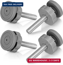 4pcs Baby Gate Spindle Rods M10 10mm , Dog Gate Threaded Screws Rod Replacement