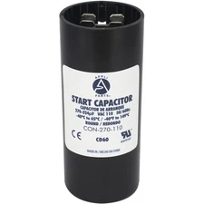 Appli Parts motor start capacitor 300-360 Mfd (microfarads) uF 110-125 VAC unive