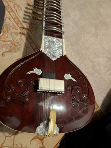 Concert grade Kanailal & Sons Gandhar Pancham sitar 