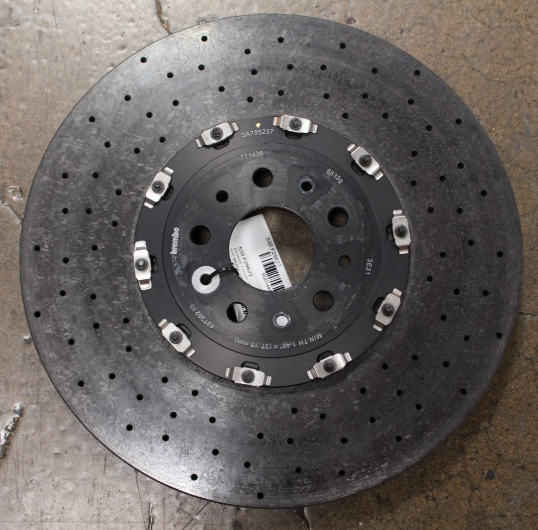 Ferrari 296 GTB, Front CCM Brake Rotor, Carbon Ceramic, Used, P/N 771436