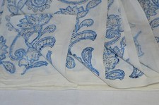 15 Yard Hand Block Floral Print Fabric 100 Cotton NO TARRIF CHARGES 100 ZK 230