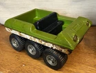 Tonka Green White Black Pressed Steel 6-Wheel Truck Vintage Vehicle Made in USA