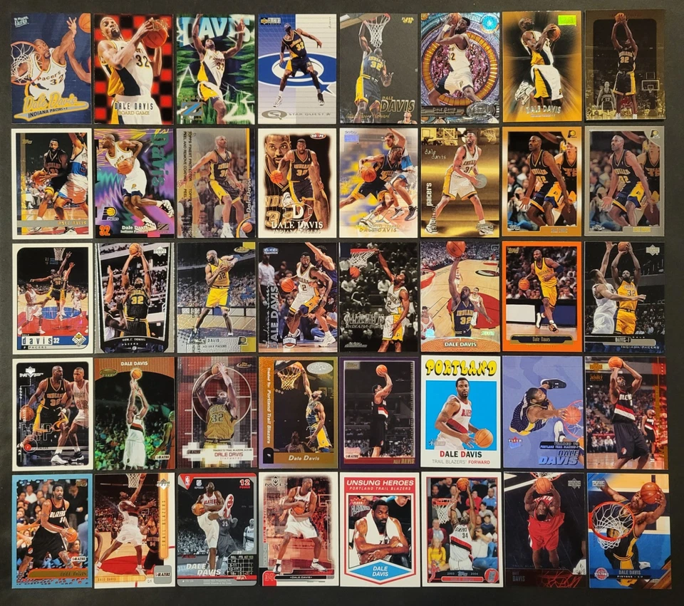 Lot of 80 Different DALE DAVIS Basketball Cards 1991-2006 BSK3311 - Image 2 of 2