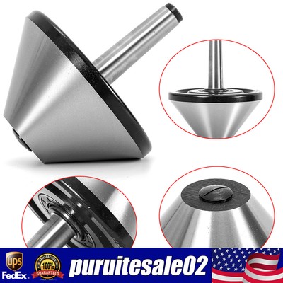 6'' MT3 Bull Nose Live Center Morse Taper #3 For Lathe (5-29/32''(150mm) 75 Degree