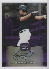 2012 Leaf Metal Draft Purple 13/25 Gavin Cecchini #BA-GC1 Auto 0f8