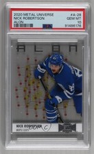 2020-21 Skybox Metal Universe ALON Nick Robertson #A-28 PSA 10 GEM MT 7ab