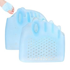 2PCS Bunion Toe Corrector Silicone Orthotics Straightener Separator Forefoot Pad