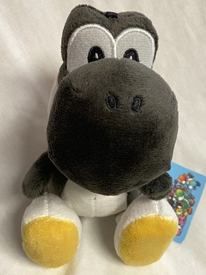 KPS Sanei Mario Yoshi's Island DS 5” Black Yoshi Plush Toy