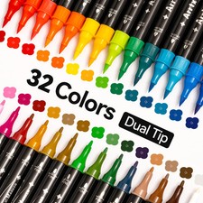 Paint Markers Paint Pens, 32 Colors Acrylic Paint Pens for Rock Painting, Cer...