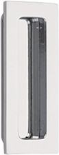 , Modern Rectangular, Flush Pull, 1-3/4" X 4", Polished Chrome