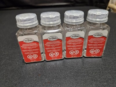 4 TESTORS ENAMEL PAINT THINNER & BRUSH CLEANER 1.75 Oz X 4