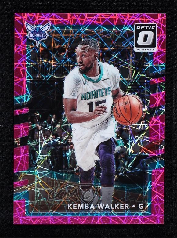 2017-18 Panini Donruss Optic Pink Velocity Prizm 69/79 Kemba Walker #16 oh5