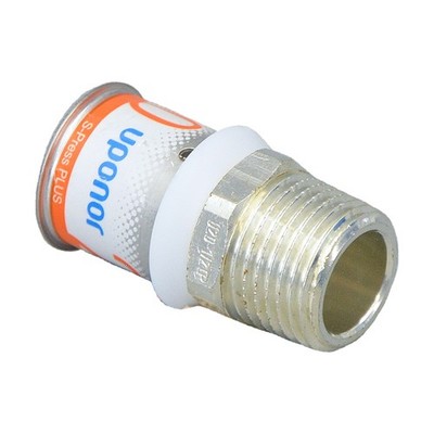 Uponor S-Press PLUS MLC Übergangsnippel 16mm x 1/2'' AG