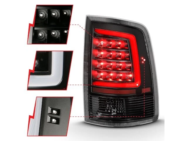 Juego de luces traseras para Ram 1500 2011-2018 Anzo 49112RTDS 2016 2015 2012 2013 2014 Foto 4 de 4