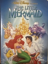 The Little Mermaid Out Of Print Controversial Cover, Rare 1st Label (Disney VHS)