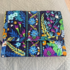 New with Tags: Vera Bradley Jewelry Folio LRG Capacity Organizer Midnight Blue