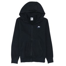 Nike Hoodie Herren UK Gr&ouml;&szlig;e XS schwarz durchgehender Rei&szlig;verschluss