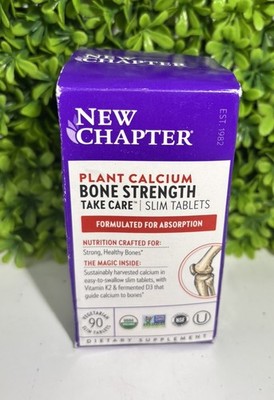 New Chapter Bone Strength Take Care Slim Tablets - 120 Count 4/26-8/26 
