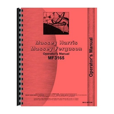 Operator's Manual fits Massey Ferguson 3165 3165