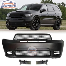 Complete Front Bumper Cover Kit W/ Fog Lamp Fits 2016-2020 Dodge Durango SRT