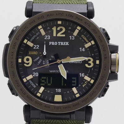 Casio Pro Trek PRG-600YB Collectible Solar Digital Analog Dial Mens Watch