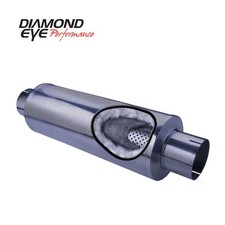Diamond Eye Performance 5-inch Exhaust Muffler For Diesel Engines