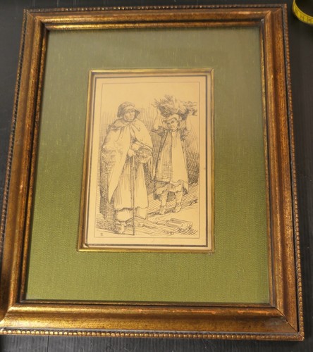 ALBRECHT DURER PRINT 1900'S OF AN WOMAN AT MARKET - 第 1/11 張圖片