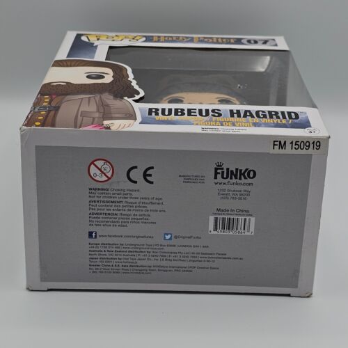 Funko Pop! Figura Vinilo Harry Potter RUBEUS HAGRID #07 - Totalmente Nueva En Caja - Imagen 7 de 7