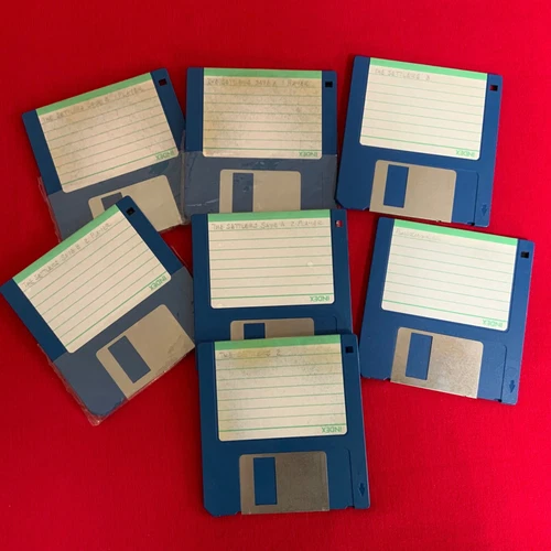 Vintage PC Floppy Disks x 7 Game Disk Bundle Job Lot