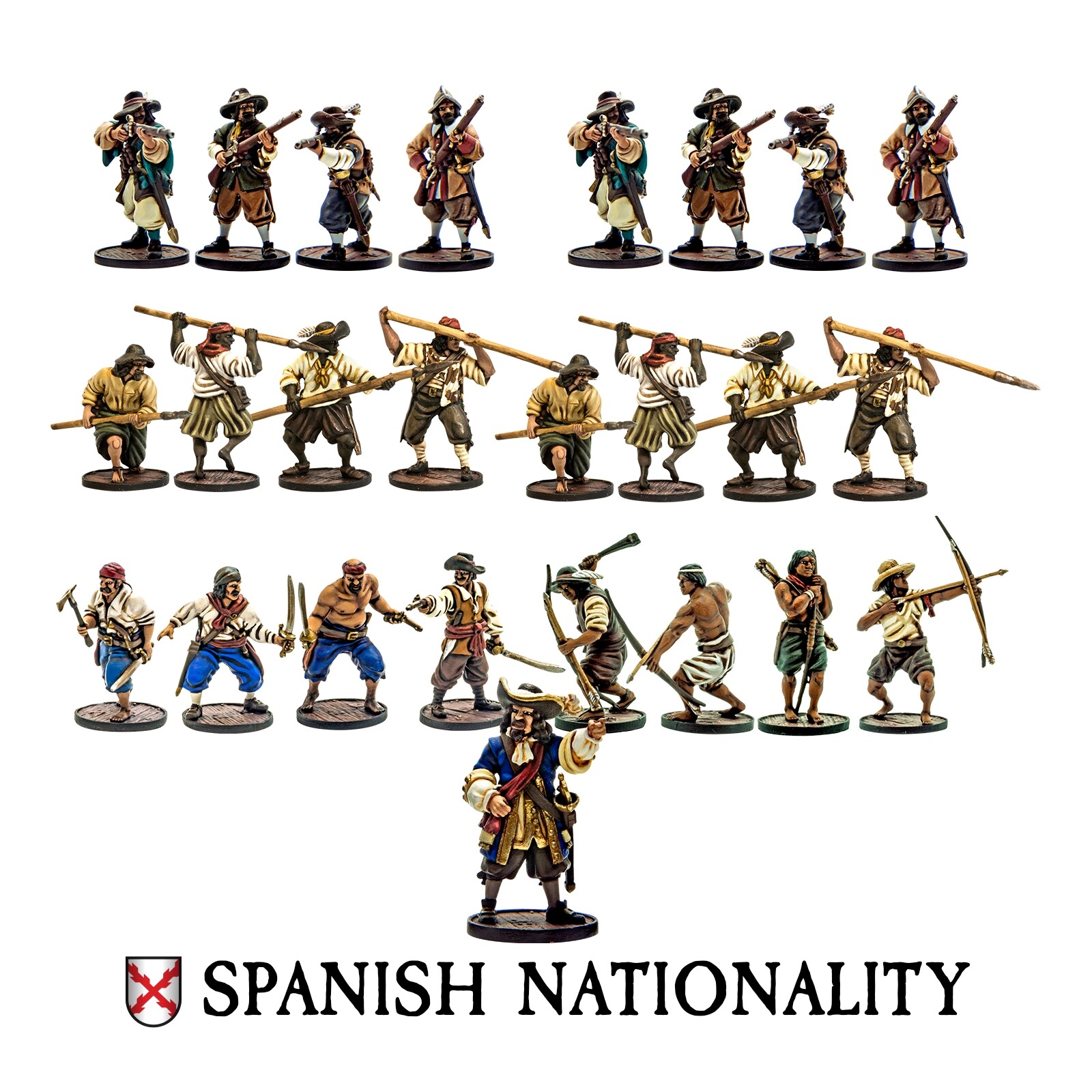 Blood & Plunder Spanish Nationality Set - Picture 1 of 1
