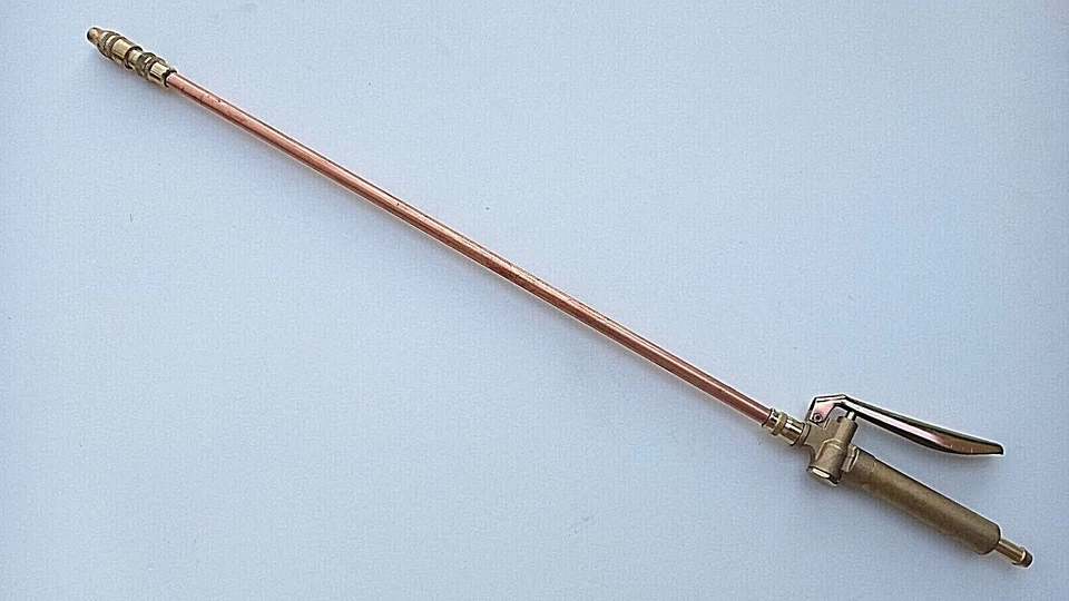 LANCIA A LEVA CON PROLUNGA IN RAME + GETTO REGOLABILE PLUS BI.VI. IRRORAZIONE