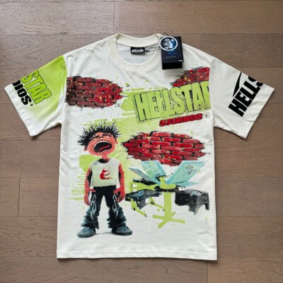 Hell Screaming star Kid Tee Brick Wall Printed Short Sleeve T