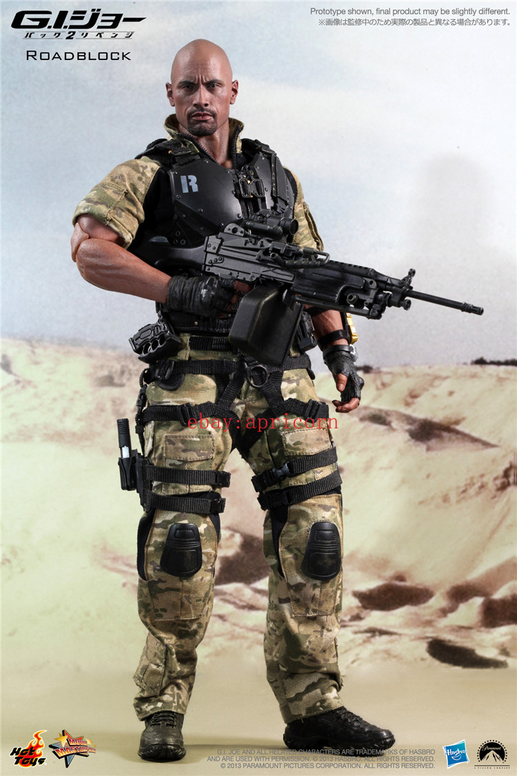 ホットトイズ ロードブロック ドウェイン・ジョンソン HOTTOYS Dwayne Johnson ROADBL OCK 1/6 Action Figure Collectible
