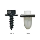 5set Car Rear Lamp Tail Light Lock Nut Screw Grommet Clips for Toyota