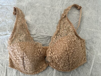 Tezenis Nude Lace Bra Size UK 34D Brand New Fast Delivery