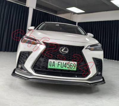 For Lexus NX350 NX450h+ F Sport Real Carbon Fiber Front Bumper Lip