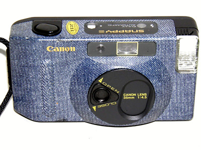 CANON SNAPPY ''S'' JEANS FULLY AUTOMATIC LENS 35 MM 4,5 TESTED WITH FILM!! RARE!!!