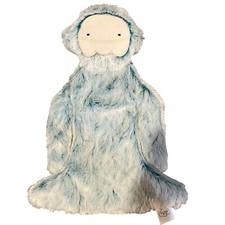 Slumberkins Yeti Ice Blue Baby Plush Toy Lovey Blankie Snuggler 15" Retired Rare