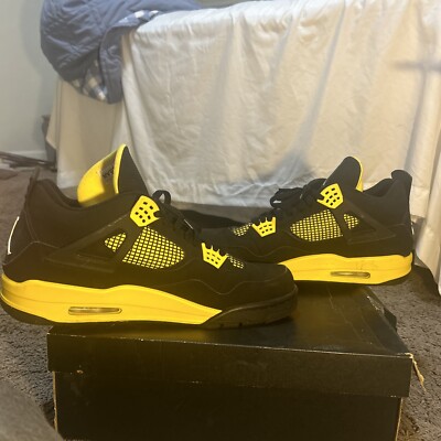 Size 14 - Jordan 4 Retro Low Thunder (2012) NO BOX VERY CLEAN 