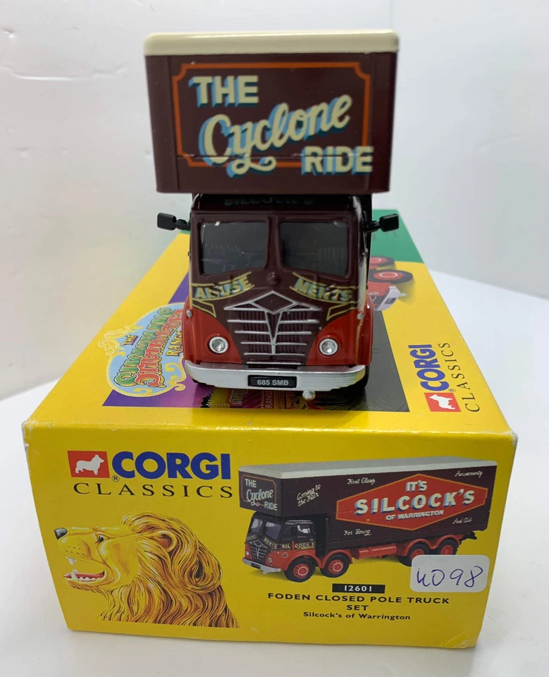 Corgi Classics No.12601 Foden Closed Pole Truck Silcocks of Warrington Diecast 1 - Image 2 of 4