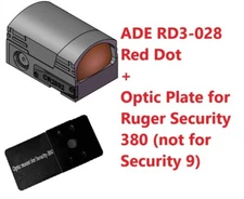 ADE RD3-028 Shake Awake Red Dot  + RUGER Security 380 pistol Optic Mount Plate