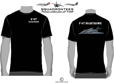 F-117 Nighthawk Stealth Fighter Squadron T-Shirt - Premium Art