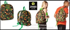 ZUMBA BACKPACK TOTE DUFFEL Gym Travel DURABLE ZGreen/Camo EliteZWear Convention